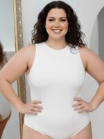 Body Feminino Plus Size Suplex Sem Manga - Imagem 4