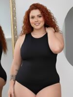 Body Feminino Plus Size Suplex Sem Manga - Imagem 2