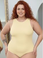 Body Feminino Plus Size Suplex Sem Manga - Imagem 9